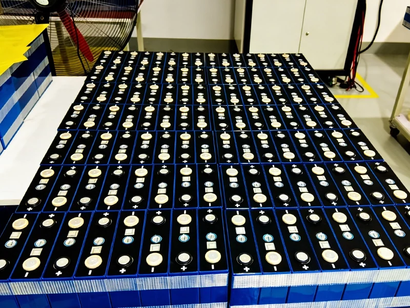 Battery cells prepared for assembly